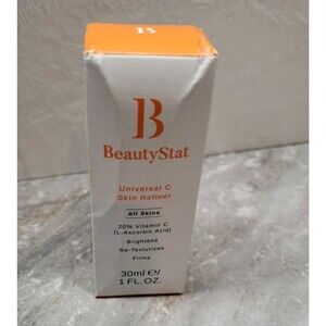 BeautyStat~Universal C Skin Refiner~1 fl oz / 30ml~Full Size~NIB